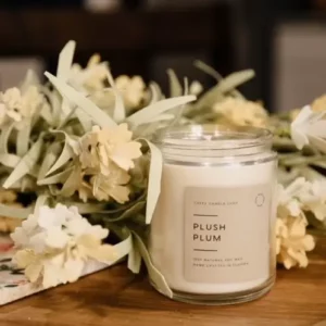 8 Oz Plush Plum Soy Candle