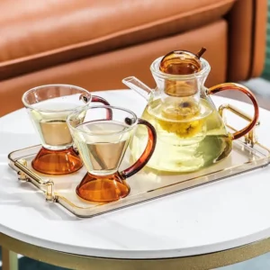 Tea Kettle and Cups ( Set of 3)